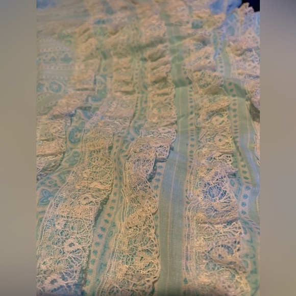 Blue Bishop Sleeve Peter Pan Collar Robe - Picture 9 of 15